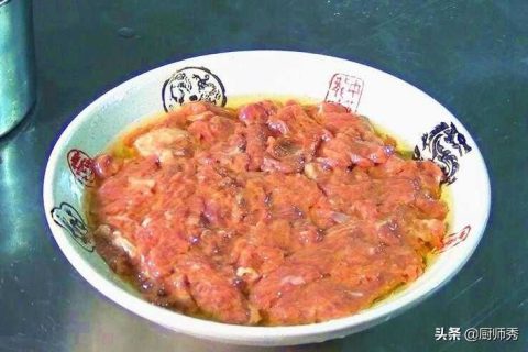 牛肉怎么上浆？厨师长教给你方法，肉质细嫩，口感有弹性